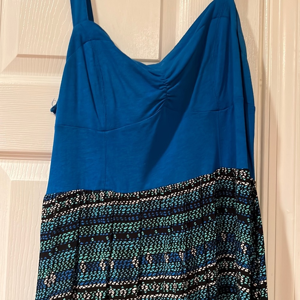 Printed maxi dress